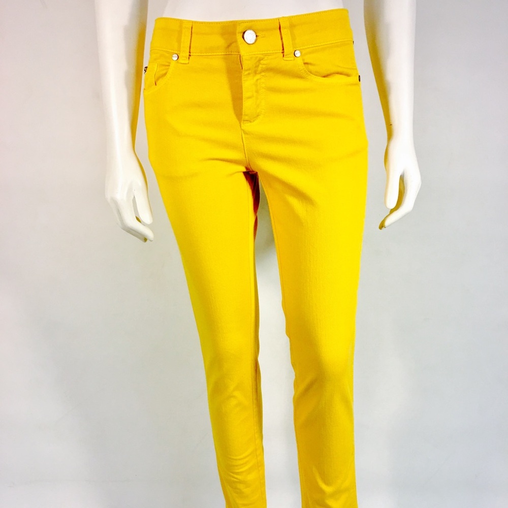 Alexander McQueen Mid-Rose Skinny Leg Jeans